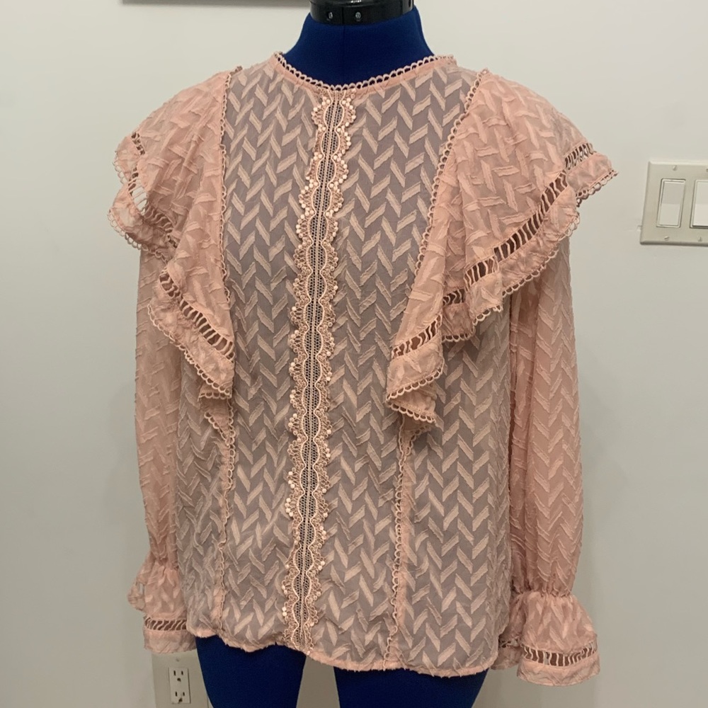 Pink Ruffle Top - Picture 3 of 4